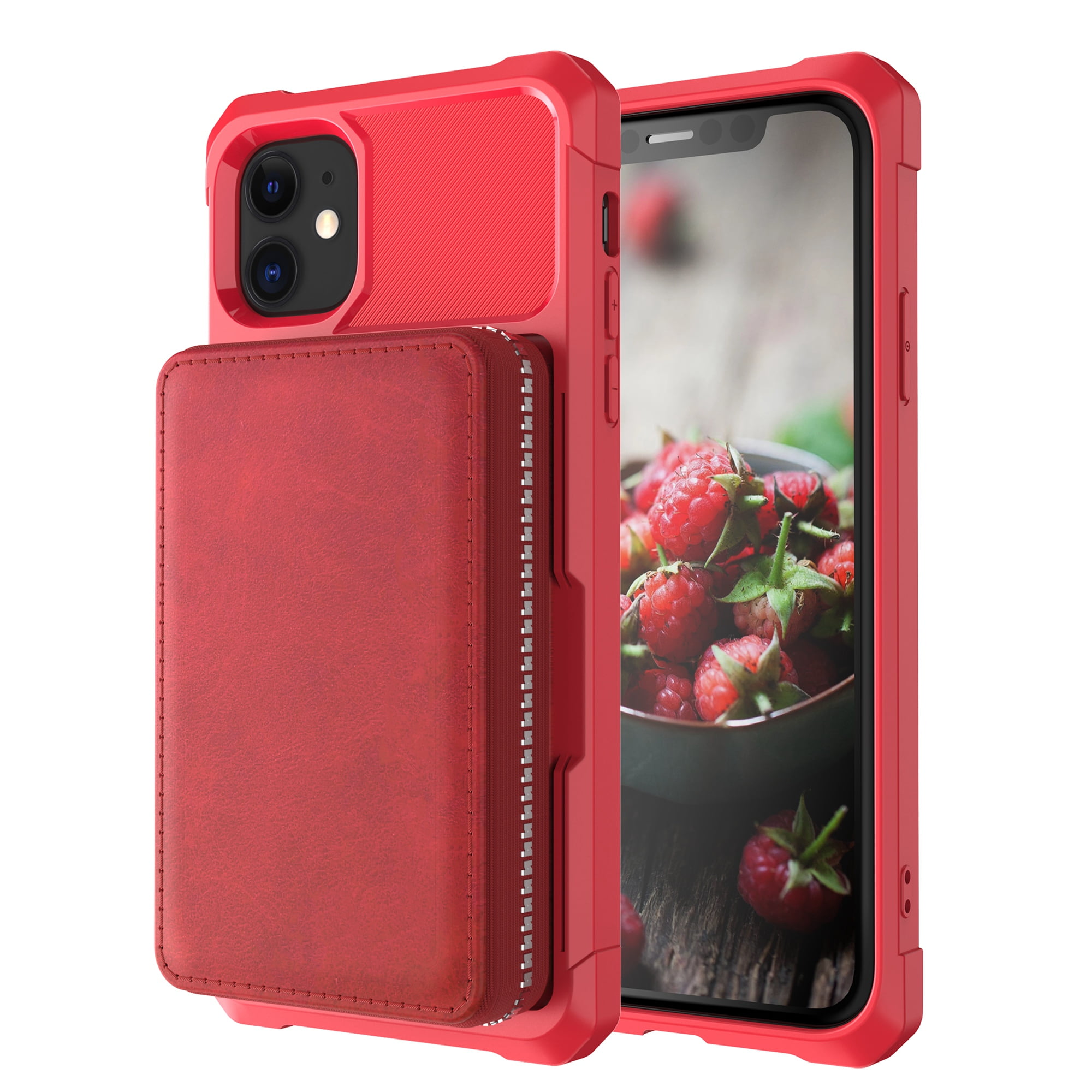 iPhone 12 mini Wallet Case, Dteck Leather Wallet Case with Credit Card