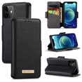 thumbnail image 1 of iPhone 12 mini Wallet Case, Dteck Soft Glossy PU Leather Credit Card Holder Case Soft TPU Protetive Cover for Apple iPhone 12 mini 5.4 inch, Black, 1 of 6