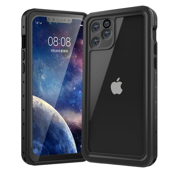 iPhone 12pro Case with Lanyard Built-in Screen Protector 360° Protection Dustproof Waterproof