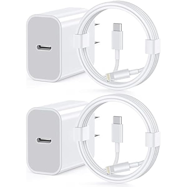 iPhone 13 12 11 Fast Charger [Apple MFi Certified] 2Pack 20W PD USB C Wall Charger Type C Power Adapter Lightning Cable Cord Compatible with Apple iPhone 13 Pro/12/12/11/11Pro Max/XS/XR/X/8/SE/iPad