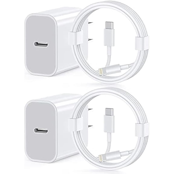 iPhone 13 12 11 Fast Charger [Apple MFi Certified] 2Pack 20W PD USB C Wall Charger Type C Power Adapter Lightning Cable Cord Compatible with Apple iPhone 13 Pro/12/12/11/11Pro Max/XS/XR/X/8/SE/iPad