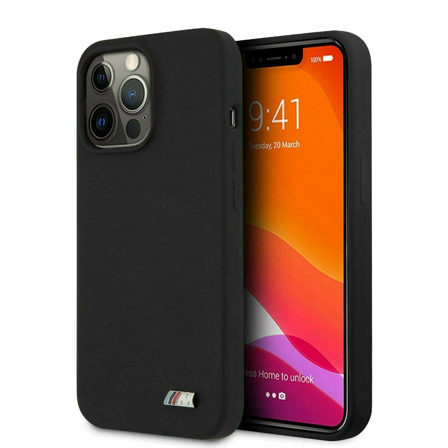 Coque IPhone 13 BM Sport Car En Silicone Noir, Motif Voiture Sport, Résistante Aux Chocs, Fabrication Française, Impression Haute Définition
