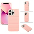 thumbnail image 1 of iPhone 13 Case 6.1 Inch 2021 Release - TECH CIRCLE Lightweight Synthetic Leather Case Stylish Portable Durable Slim Fit Carrying Cell Phone Cover Case for Apple iPhone 13 6.1" (Pink), 1 of 7