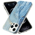 thumbnail image 1 of iPhone 13 Case 6.1", Ultra Thin Hybrid Protective Lightweight Marble Design Shockproof Case Soft TPU Back Cover for iPhone 13 2021, G, 1 of 6