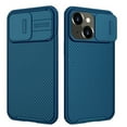 thumbnail image 1 of iPhone 13 Case with Camera Cover, iPhone 13 Slim Fit Thin Polycarbonate Protective Shockproof Anti-Scratch Cover with Slide Camera Cover, Upgraded Case for Apple iPhone 13 6.1 inch,Blue, 1 of 5