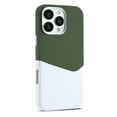 thumbnail image 1 of for iPhone 13 Case with Card Holder, PU Leather Protective Shockproof Hidden Card Slot Slim Back Wallet Case Cover for iPhone 13 Magnetic Case Support Wireless Charging, Green, 1 of 12