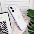 thumbnail image 1 of For iPhone 13 Case Clear, Translucent Ultra Slim Fit Drop Protection Anti-Scratch Bumper Not-Yellowing Rugged Minimalist Phone Case for Apple iPhone 13, Purple, 1 of 7