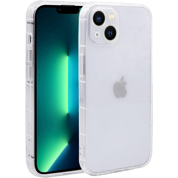 iPhone 13 Case, Clear Ultra Slim TPU Phone Case for iPhone 13 (6.1 inch), Shockproof Phone Bumper Cover, Anti-Scratch Clear Back Case, Transparent