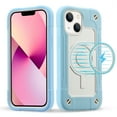 thumbnail image 1 of iPhone 13 Case, [Compatible with MagSafe] Heavy Duty Drop Rugged Shockproof Durable Frame Protective Anti-Scratch Bumper Case for Apple iPhone 13 6.1 Inch 2021 Release,Iceblue, 1 of 6