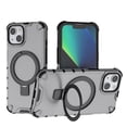 thumbnail image 1 of for iPhone 13 Case Compatible with MagSafe Rugged Grip Back Case with Magnetic Ring Adjustable Stand Military Grade Heavy Duty Protection Shockproof Anti-Scratch Phone Cover,BlackBlack, 1 of 9