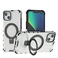 thumbnail image 1 of for iPhone 13 Case Compatible with MagSafe Rugged Grip Back Case with Magnetic Ring Adjustable Stand Military Grade Heavy Duty Protection Shockproof Anti-Scratch Phone Cover,ClearClear, 1 of 9