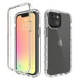 thumbnail image 1 of iPhone 13 Case,Dteck Shockproof Rubber Bumper Hybrid PC Lightweight Slim Transparent Back Cover without Screen Protector For Apple iPhone 13 6.1-inch,Clear, 1 of 7