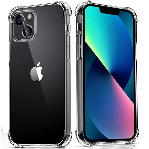 iPhone 13 Case Shockproof Protective Thin Clear Case for iPhone 13 Cover Soft TPU Case, 6.1 inch