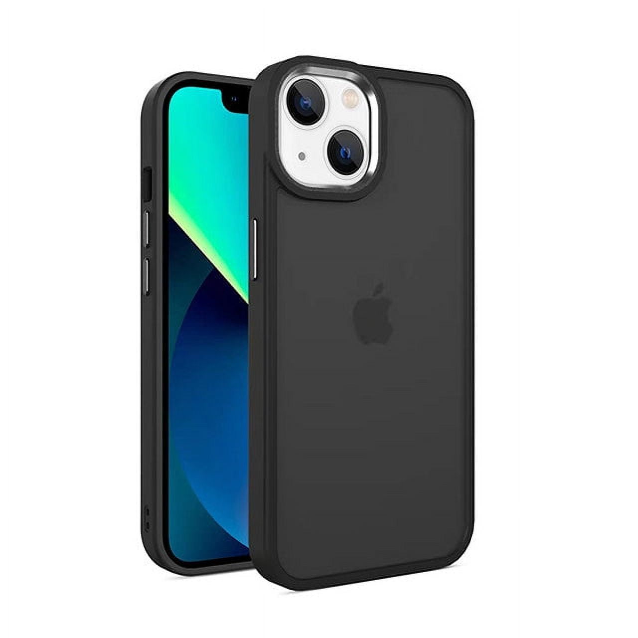 iPhone 13 Case, Shockproof Smooth Grip Slim Phone Case for Apple iPhone 13, Black