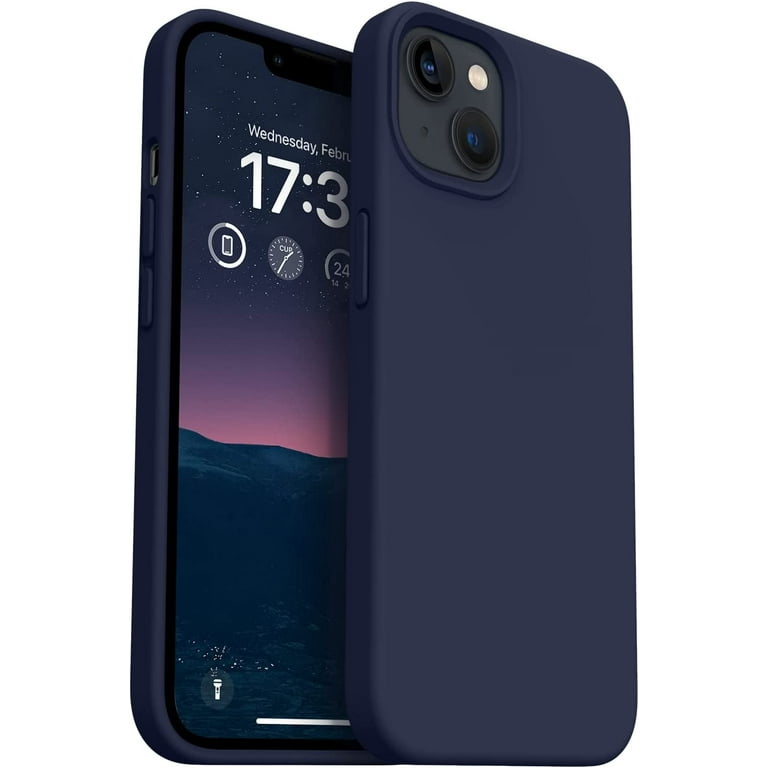 iPhone 13 Case, Silicone Phone Case with Slim Shockproof Soft Anti