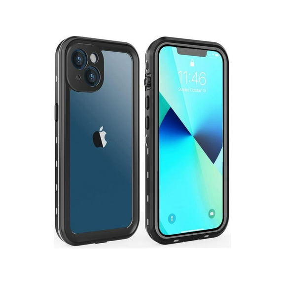 For iPhone 13 Case Waterproof Shockproof Dustproof Full-Body with Built-in Screen Protector,Underwater Full Sealed Cover Protective for iPhone 13 6.1 inch