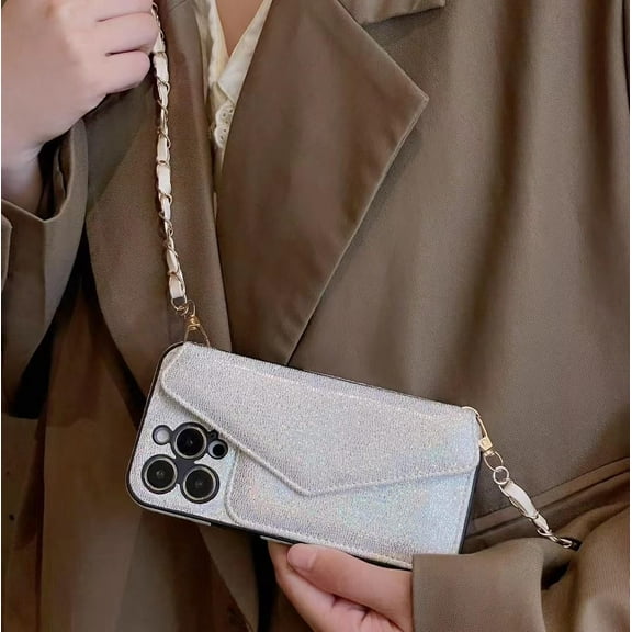 iPhone 13 Case, iPhone 13 Flip Case with Card Holder, Cute Handbag Style Shockproof Leather Wallet Phone Case for iPhone 13 White