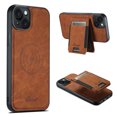 thumbnail image 1 of for iPhone 13 Classic Wallet Case with Card Holder, 2 in 1 Detachable Magnetic Elastic Back Cards Slots Case Magsafe Shockproof Protective Phone Cover for iPhone 13 - Khaki, 1 of 6