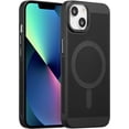 thumbnail image 1 of for iPhone 13 Magnetic Case, 3D Hollow Mesh Heat Dissipation Phone Case Compatible with Magsafe, Breathable Cooling Hard PC Shockproof Cover for iPhone 13(6.1 inch, Black), 1 of 14