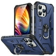 thumbnail image 1 of for iPhone 13 Mini Case with Invisible Ring Stand, Military Grade Drop Protection Support Car Mount Holder, Heavy Duty Shockproof Phone Cover for iPhone 13 Mini, Deep Blue, 1 of 8