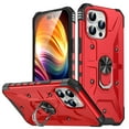 thumbnail image 1 of for iPhone 13 Mini Case with Invisible Ring Stand, Military Grade Drop Protection Support Car Mount Holder, Heavy Duty Shockproof Phone Cover for iPhone 13 Mini, Red, 1 of 8