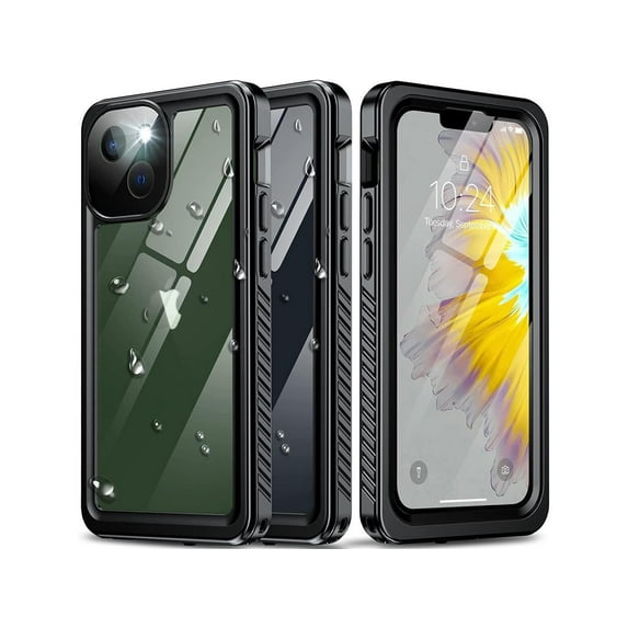 iPhone 13 Mini Case Waterproof, iPhone 13 Mini Shockproof Cover with Built-in Screen Protector Anti-Scratch Phone Case for iPhone 13 Mini 5G 5.4 inch