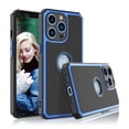 thumbnail image 1 of iPhone 13 13 Mini 13 Pro Max Case, iPhone 13 Pro Sturdy Case, Tekcoo Shock Absorbing [Blue] Rubber Silicone & Plastic Scratch Resistant Bumper Grip Cute Sturdy Hard Phone Cases Cover, 1 of 6