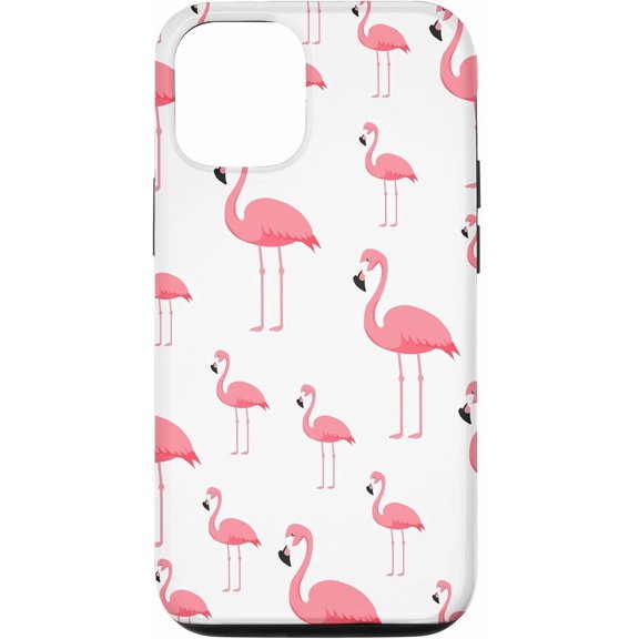 iPhone 13 Pink Flamingo Bird Pattern Cell Phone Cover Gifts for Adults Case