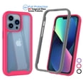 thumbnail image 1 of iPhone 13 Pro Case Clear, Sturdy Case for iPhone 13 Pro 6.1", Njjex Full-Body Rugged Transparent Clear Back Bumper Case Cover for Apple iPhone 13 Pro 6.1" 2021, 1 of 11