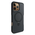 thumbnail image 1 of for iPhone 13 Pro Case Heavy Duty Protection Cover Carbon Fiber Design, Ring Compatible with Magsafe Kickstand Magnetic Built in Stand Rugged Phone Case for iPhone 13 Pro, Black, 1 of 7