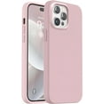 thumbnail image 1 of iPhone 13 Pro Case, Liquid Silicone Full Body Protective Cover with Anti-Scratch, Soft Microfiber Lining, Camera Protective Case, Pink Sand, 1 of 14