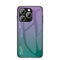 thumbnail image 1 of for iPhone 13 Pro Case [Military Grade Shockproof] Stylish Tempered Glass Back Luxury Slim Protective Two Layers Hard PC+Soft Silicone Rugged Women Men Anti-Scratch Cover,Purple, 1 of 10