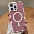 thumbnail image 1 of for iPhone 13 Pro Case, Sparkly Glitter Bling Back, Magnetic Support for MagSafe Shockproof Case, Crystal and Clear High-Duty Protection for iPhone 13 Pro Case -Sparkly Glitter, 1 of 8
