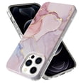 thumbnail image 1 of iPhone 13 Pro Case, Ultra Thin Hybrid Protective Lightweight Marble Design Shockproof Case Soft TPU Back Cover for iPhone 13 Pro 6.1", C, 1 of 6