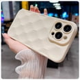 thumbnail image 1 of for iPhone 13 Pro Case for Women Men, 3D Honeycomb Pattern Bump Feel, Thin Slim Soft Back Cover Raised Camera Protection Phone Case for iPhone 13 Pro (6.1") - White, 1 of 11