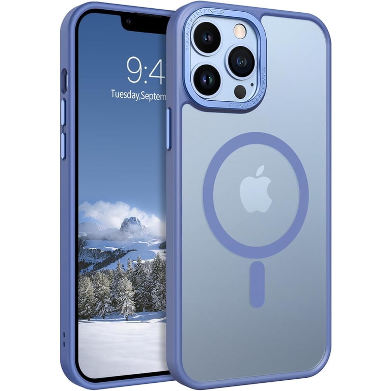 Coque IPhone 13 Pro Magnétique Argent/Noir - Protection Choc Ultra Slim 360° - NEUVE