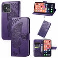 thumbnail image 1 of iPhone 13 Pro Case, iPhone 13 Pro Wallet Folio Case Magnetic Closure RFID Blocking Card Slots Kickstand Shockproof Case For iphone 13 Pro,Purple, 1 of 6