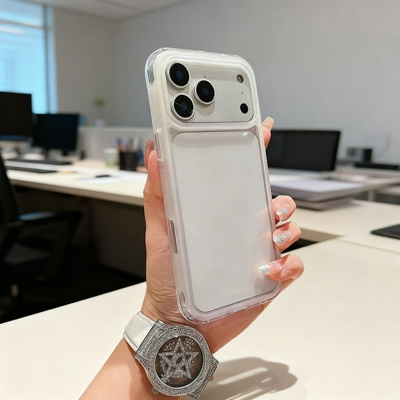 for iPhone 13 Pro Clear Case, Anti-Yellowing Transparent Phone Cover, Colorful Frame Bumper Shockproof Slim Protective Case, Rugged Anti-Scratch Phone Case Cover for iPhone 13 Pro, White