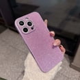 thumbnail image 1 of For iPhone 13 Pro Glitter Phone Case,Luxury Full Glitter Back Designing Shiny Bling Sparkly Shockproof Rugged Anti-fall Slim Thin Heavy Duty Protective Phone Case for Women Girls,Purple, 1 of 11