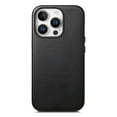 thumbnail image 1 of for iPhone 13 Pro Magnetic Case, Compatible with Mag-Safe, Classic PU Leather Hybrid Phone Case, Anti-Scratch Microfiber Lining, Slim Shockproof Protective Cover for iPhone 13 Pro, Black, 1 of 10