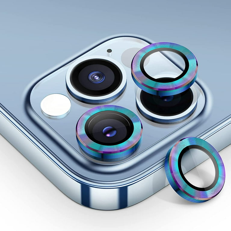 blue iPhone 13 Pro / 13 Pro Max Camera Lens Protector RING at Rs