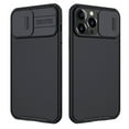 thumbnail image 1 of iPhone 13 Pro Max Case with Camera Cover, iPhone 13 Pro Max 6.7 inch Slim Fit Thin Polycarbonate Protective Shockproof Cover with Slide Camera Cover, Upgraded Case for  Apple iPhone 13 Pro Max,Black, 1 of 5