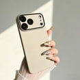 thumbnail image 1 of for iPhone 13 Pro Max Case with Camera Lens Protector, Skin-Feel Matte Frosted Anti-Scratch Rugged Protective Phone Cover for iPhone 13 Pro Max with Hard PC Back Silicone Bumper Case, Gray, 1 of 9