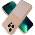 thumbnail image 1 of iPhone 13 Pro Max Case Card Holder Pink Sand Liquid Silicone Soft Screen Protector Cover Shockproof Anti Scratch Microfiber Lining Full Body Protection Shell, 1 of 7