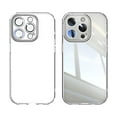 thumbnail image 1 of for iPhone 13 Pro Max Case Clear Slim, [Built in Lens Protector] [Non Yellowing] TPU Bumper Transparent Back Hard Shell Shockproof Thin for Men Women for iPhone 13 Pro Max, White, 1 of 5