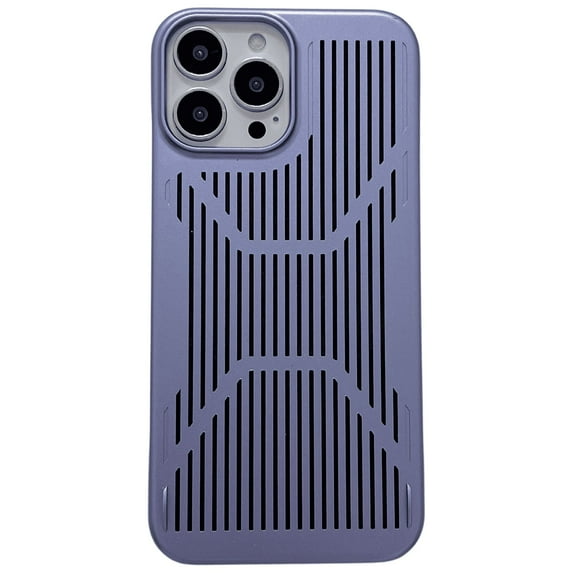 iPhone 13 Pro Max Case, Cooling Heat Dissipation Case Prevent Overheating Full Back Camera Lens Protection Ultra Slim TPU Cover Shockproof Protective Bumper Cover for Apple iPhone 13 Pro Max,Purple