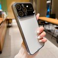 thumbnail image 1 of for iPhone 13 Pro Max Case Crystal Clear with Dust Plug & Lens Protector Luxury Plating Transparent Shockproof Anti-Scratch Soft TPU Phone Cases for Women Men for iPhone 13 Pro Max, Blue, 1 of 8