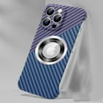 thumbnail image 1 of for iPhone 13 Pro Max Case, Exposed Sides for Comfort, Aramid Fiber, MagSafe Compatible, Protective Raised Corners, Ultra Slim Frameless Case for iPhone 13 Pro Max 6.7 inch, Blue/Purple, 1 of 6