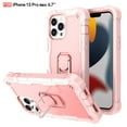 thumbnail image 1 of iPhone 13 Pro Max Case - Heavy Duty Hybrid Rugged Dual Layer Protective Shockproof Kickstand Cover with Ring Holder for Apple iPhone 13 Pro Max, D, 1 of 7