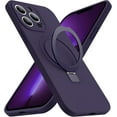 thumbnail image 1 of for iPhone 13 Pro Max Case with Magnetic Invisible Stand Compatible with MagSafe Military-Grade Protection Shockproof Silicone iPhone 13 Pro Max Phone Cases for Women Men Gift 6.7'',Purple, 1 of 11